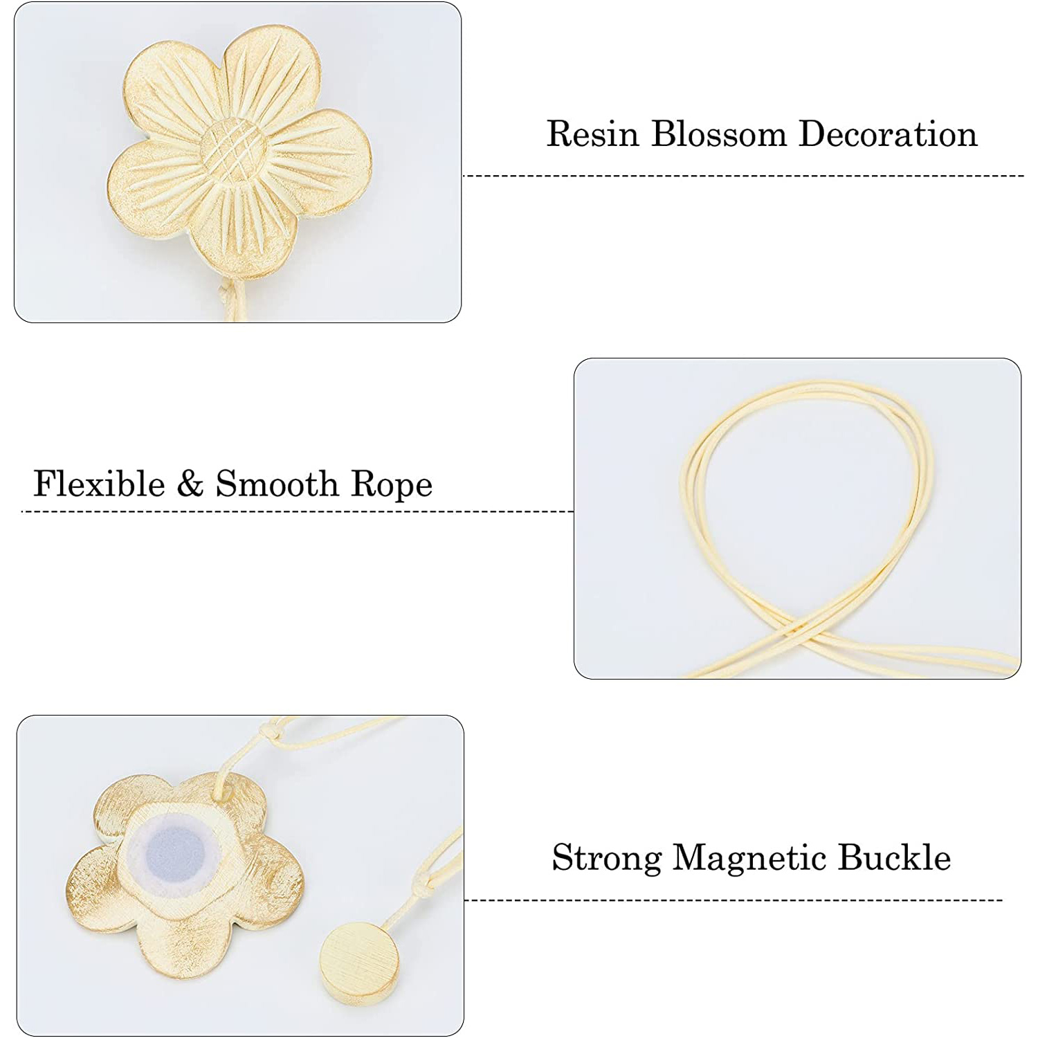 Resin Magnetic Curtain Tieback manufacturer