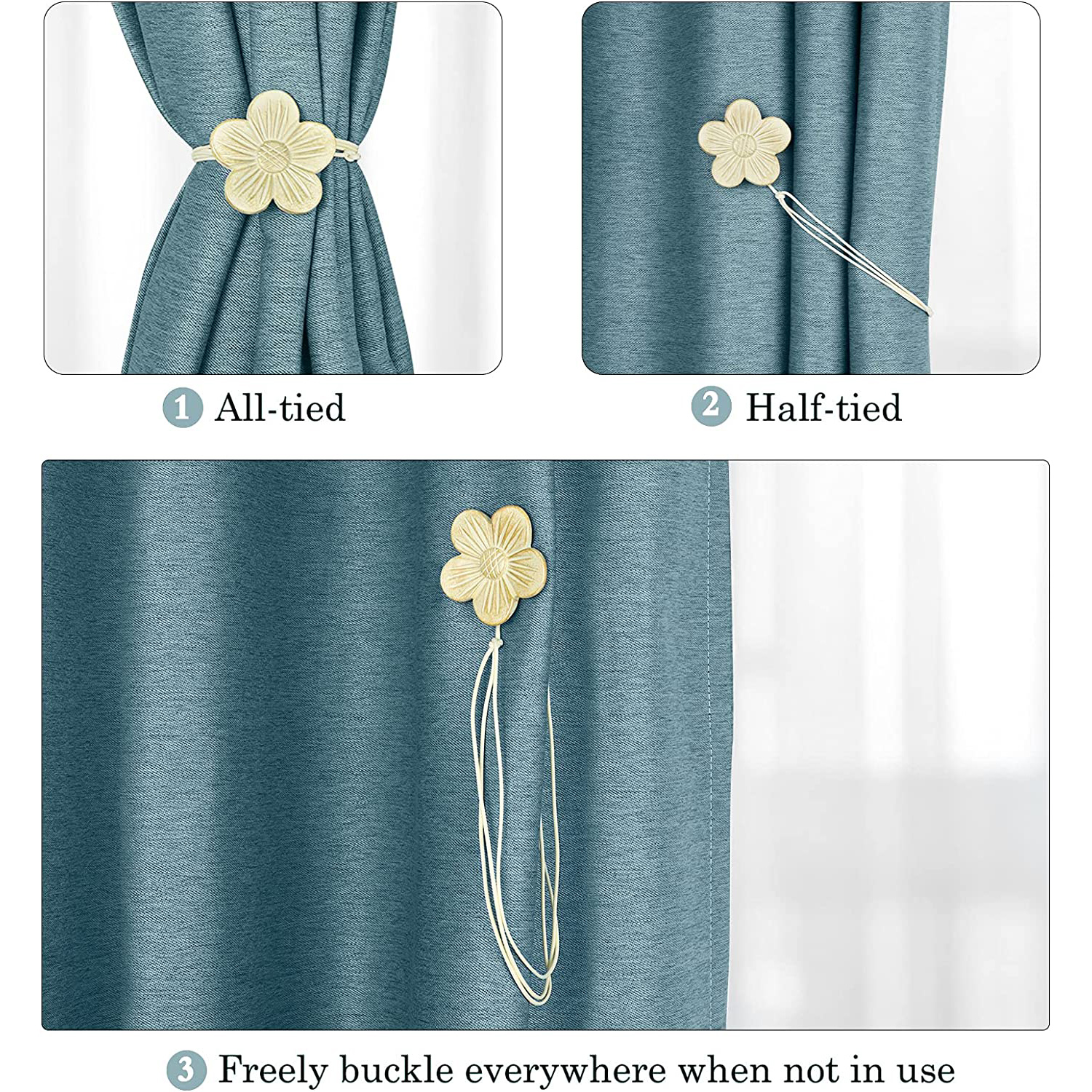 Resin Magnetic Curtain Tieback manufacturer