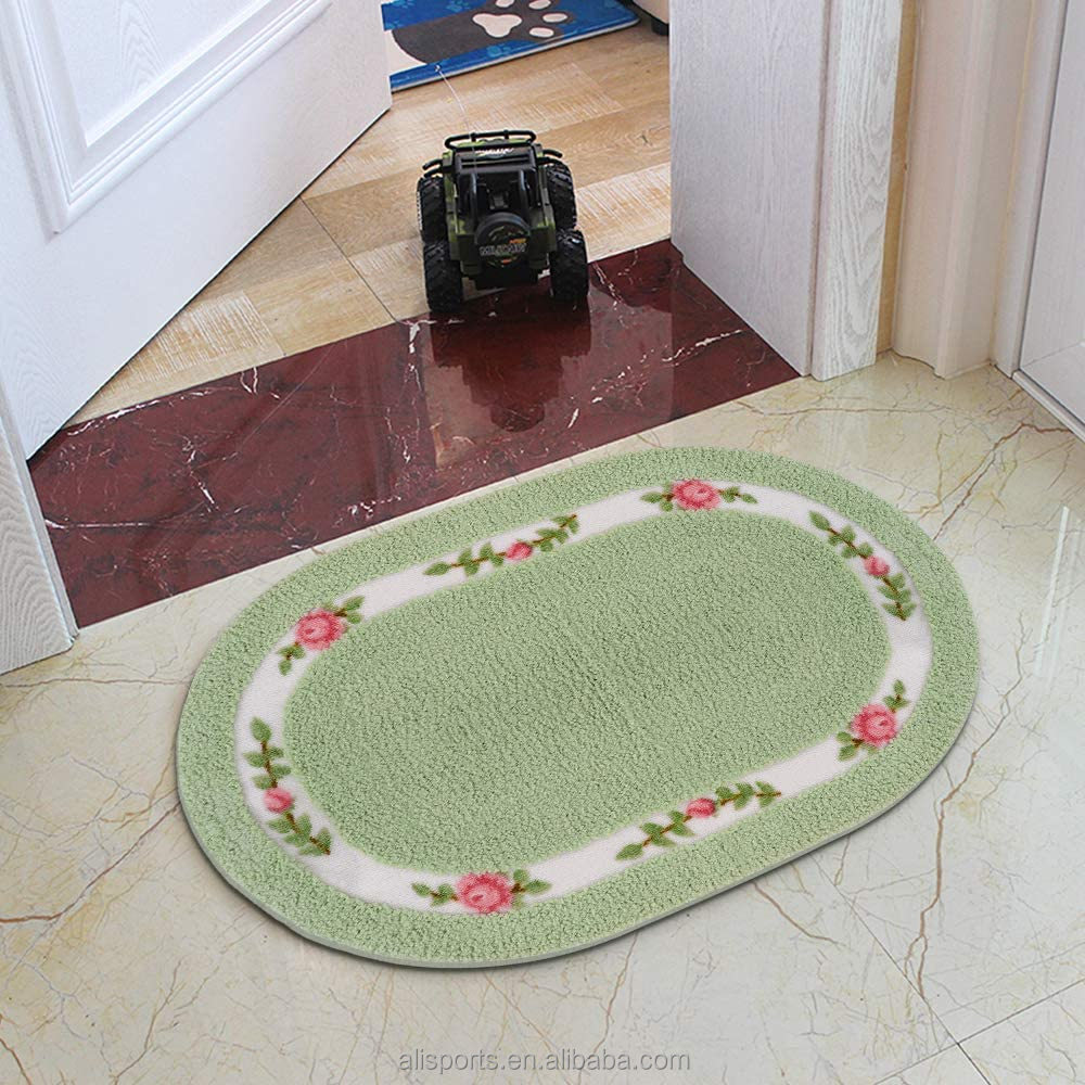 Oval Non Slip Floor Mat Rugs manufacturer