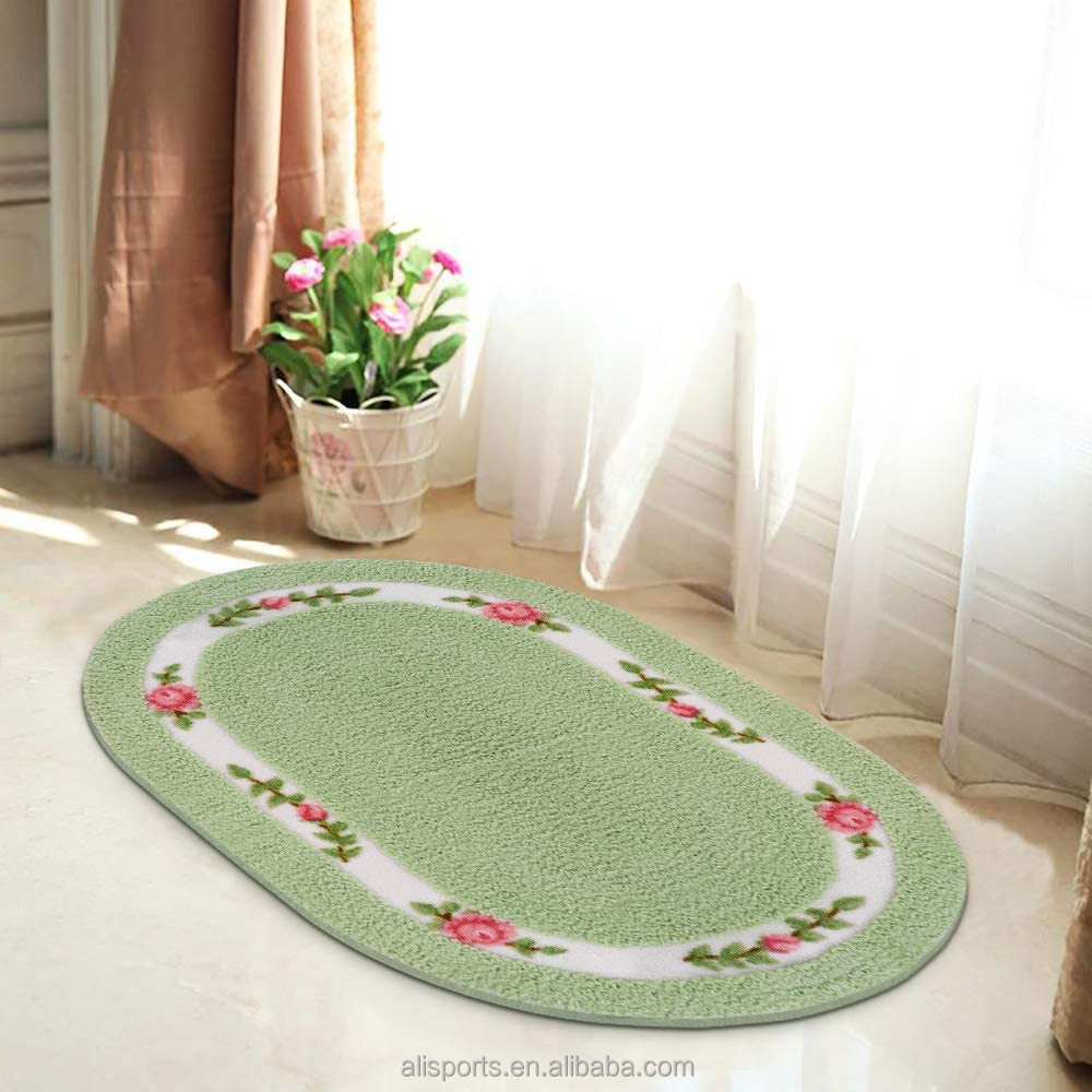 Oval Non Slip Floor Mat Rugs manufacturer