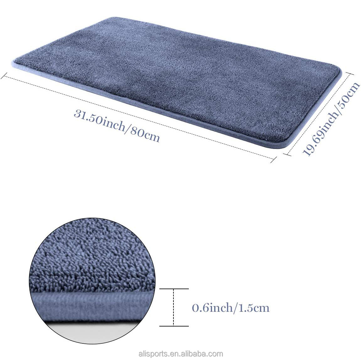Soft Microfiber Door Mat manufacturer
