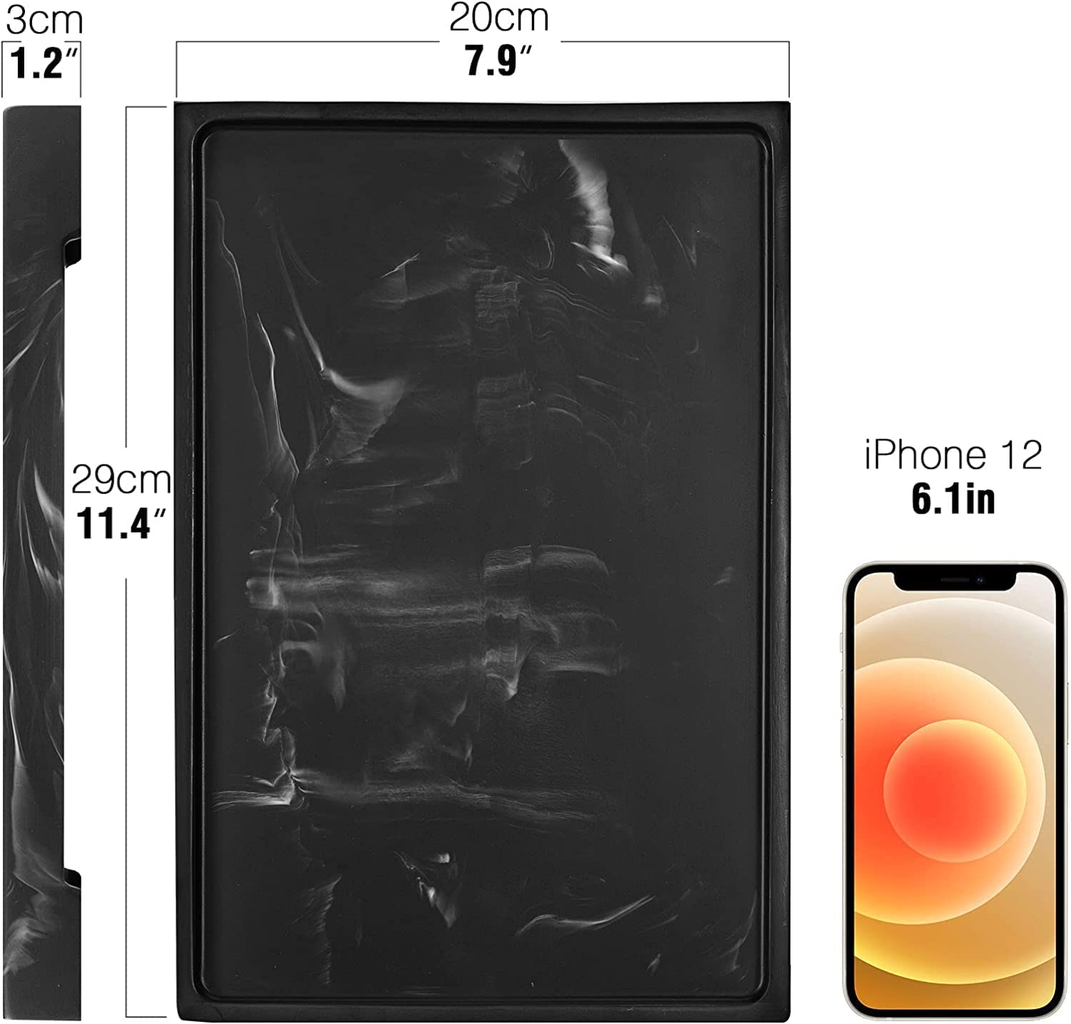 Footed Design Resin Nonslip Tray Manufacturer