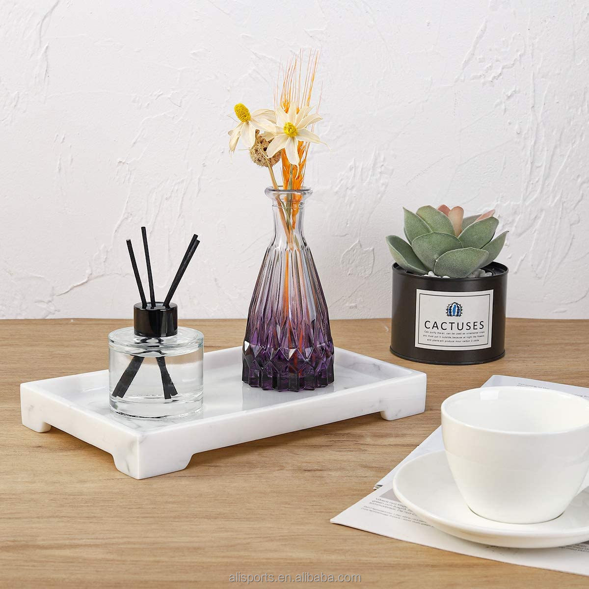 Resin Ink White Perfume Organizer manufacturer