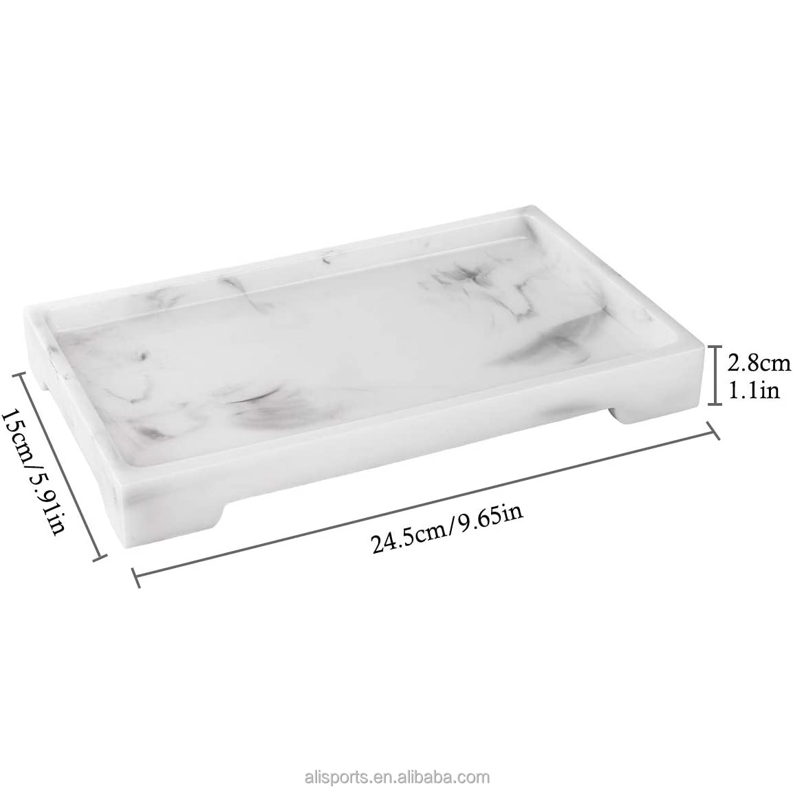 Resin Ink White Perfume Organizer manufacturer