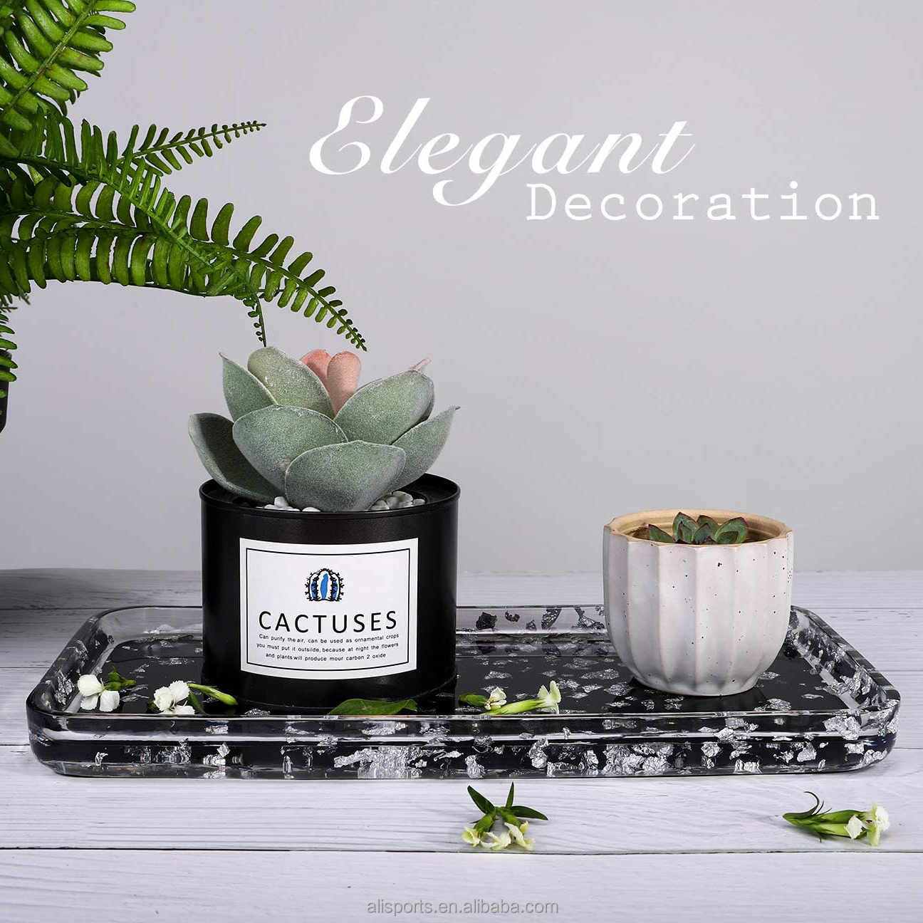 Silver Foil Bathroom Tray manufacturer