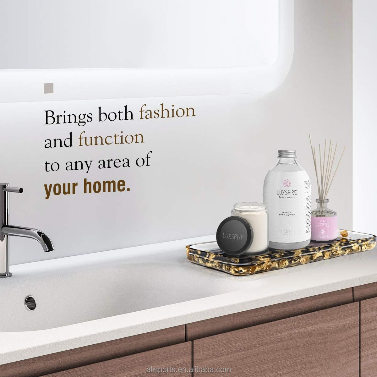 Gold Foil Vanity Tray manufacturer
