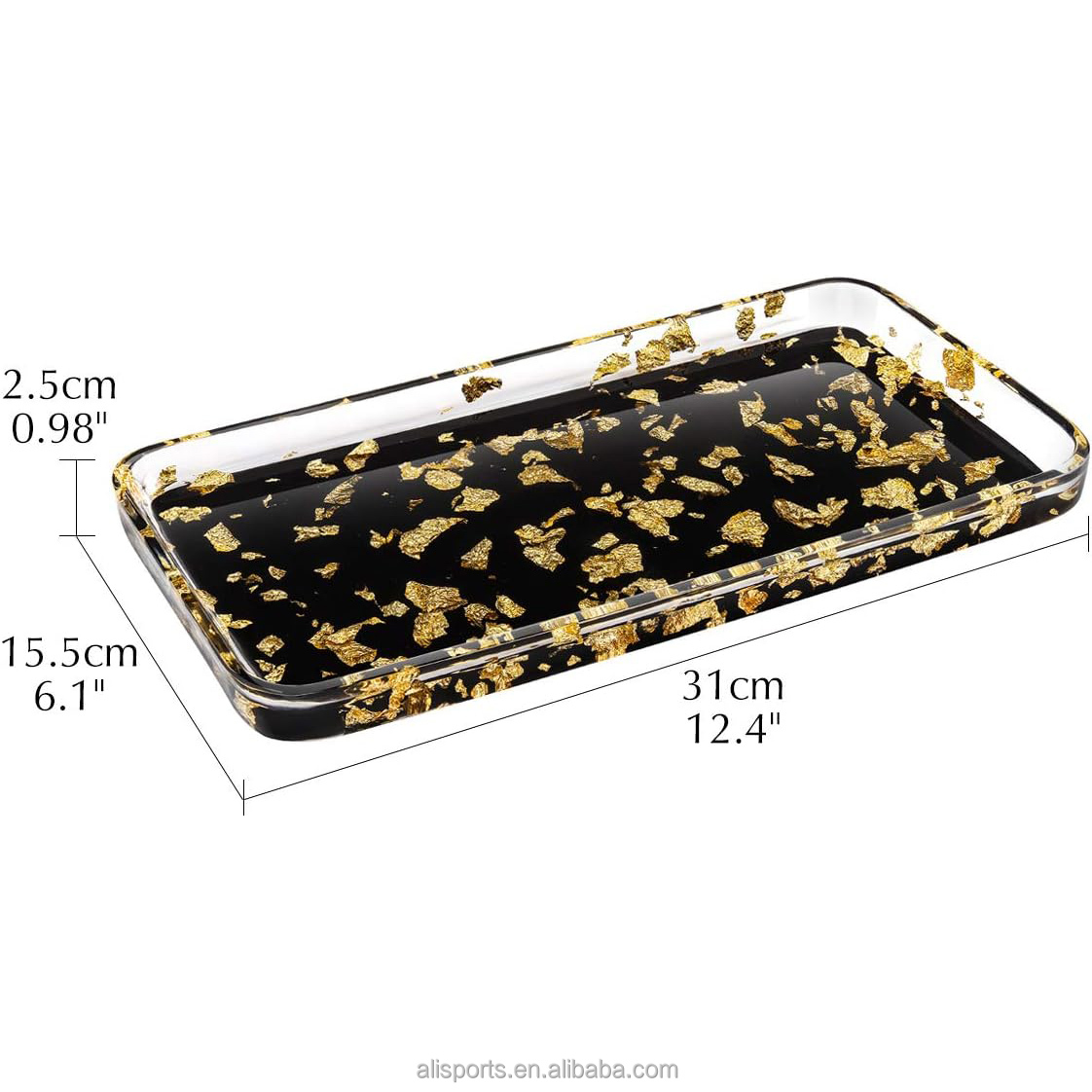 Gold Foil Vanity Tray manufacturer