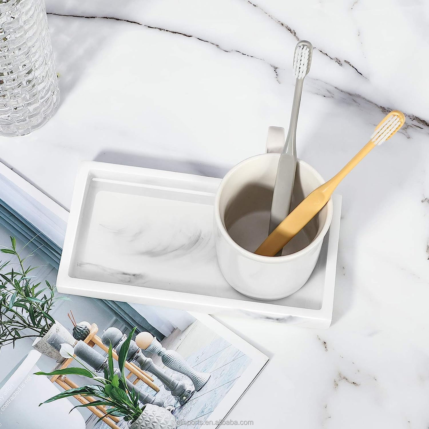 Marble White Perfume Organizer manufacturer