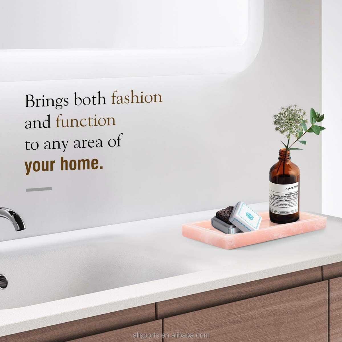 Ink Pink Bathroom Bedroom Jewelry Tray Manufacturer