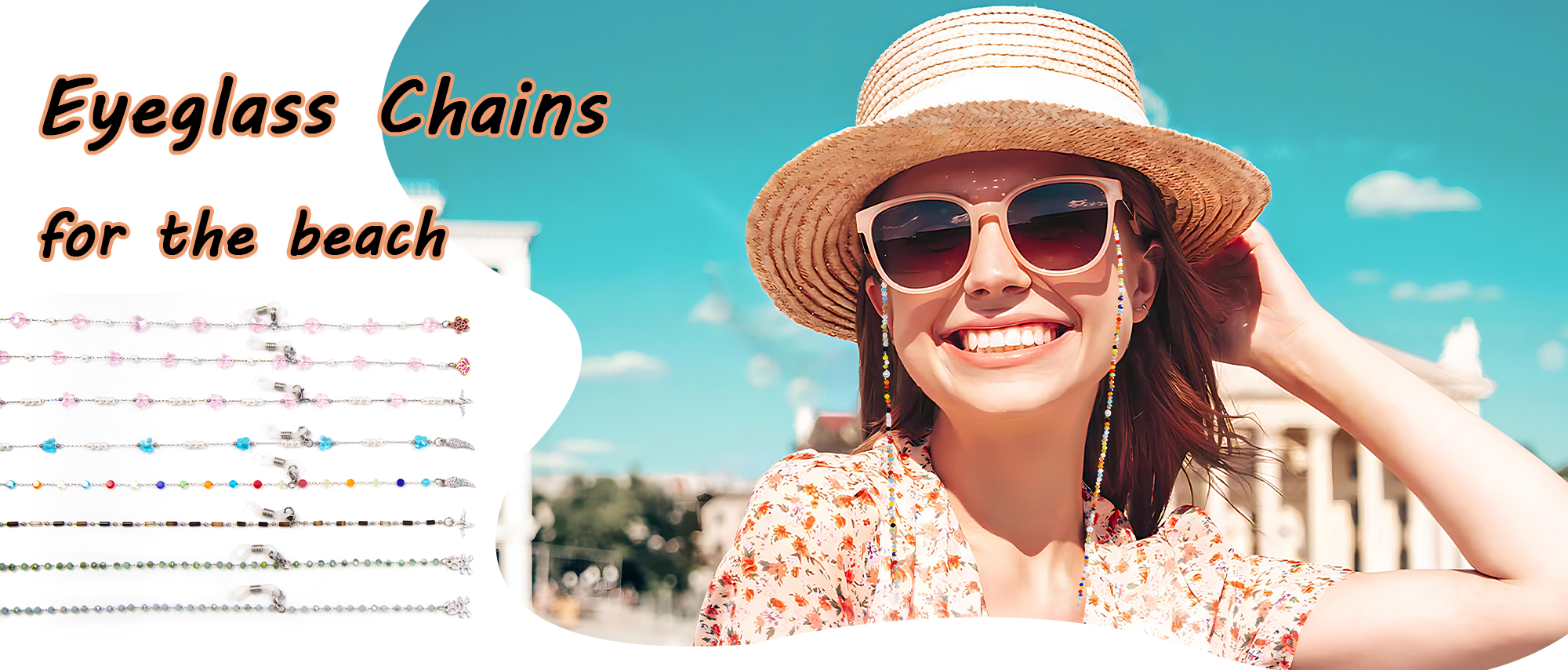 18K Gold Glasses Chain