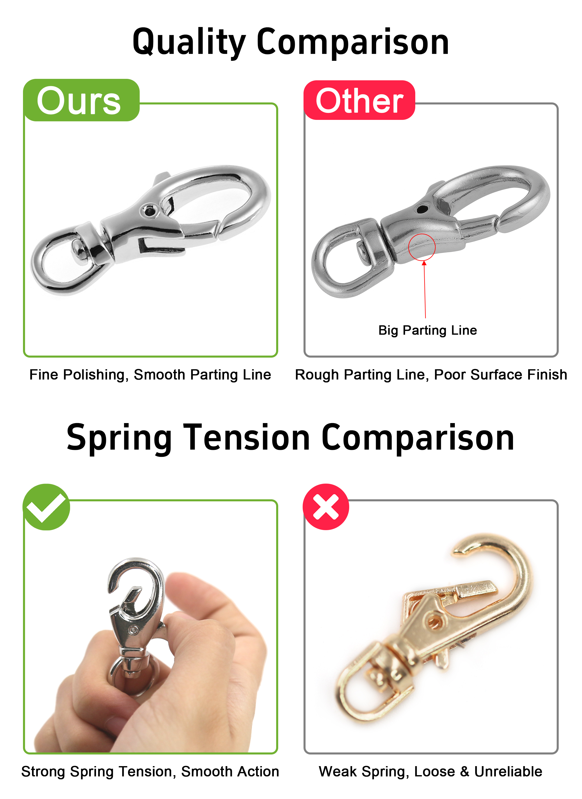 high quality snap hook