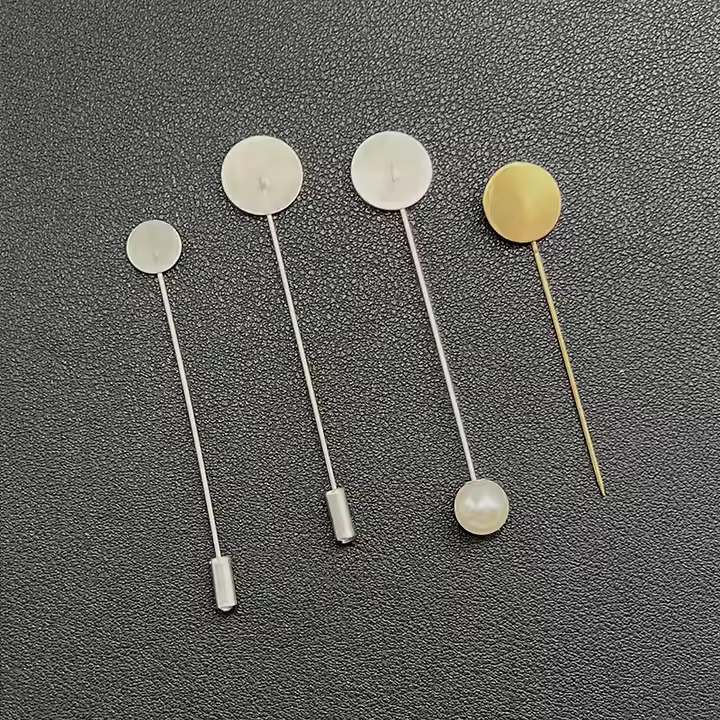 round decorative stick pin