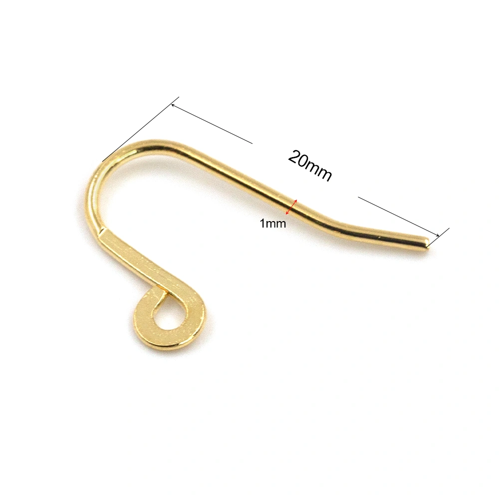18k Gold plated Large Earring Hook