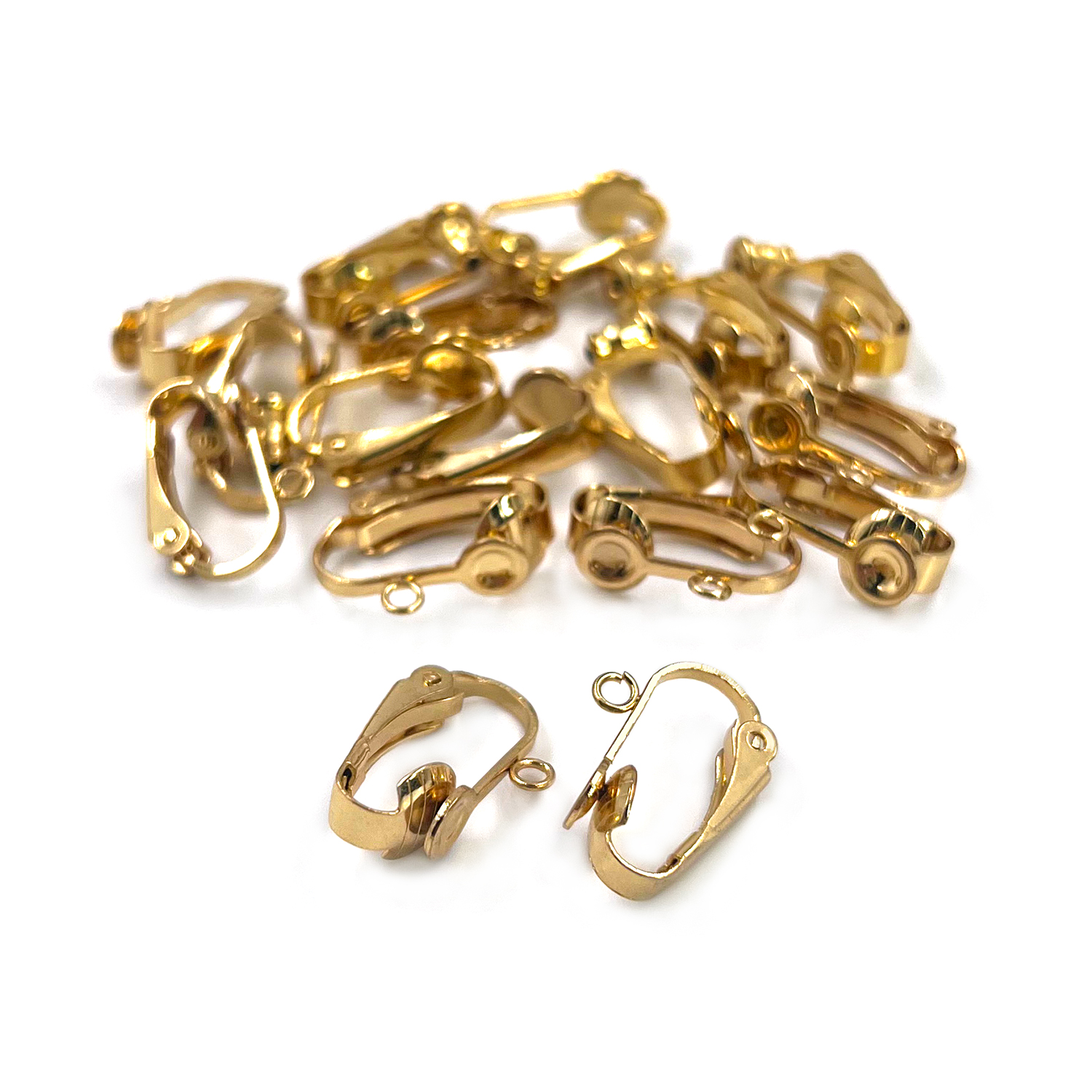Stainless steel 18k Gold Earring Converters