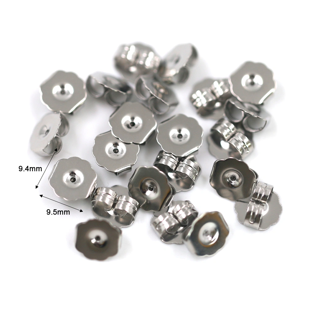 Stainless Steel Silver Earring Stoppers