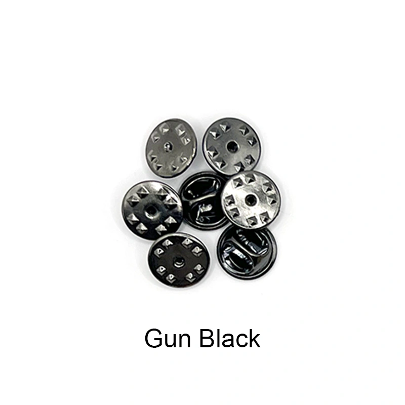 gun black butterfly clutch