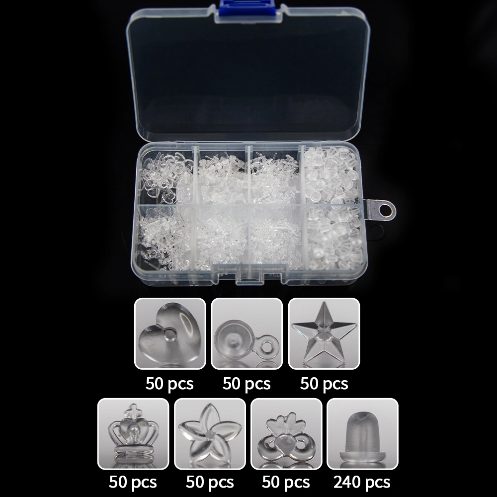 hypoallergenic plastic earring stoppers posts