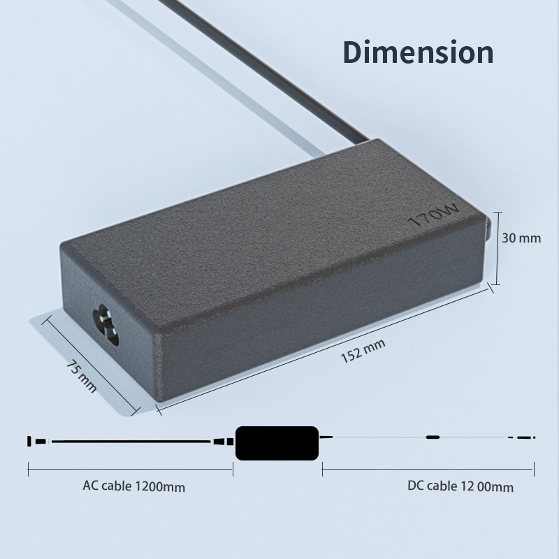 20V 8.5A square pin adapter