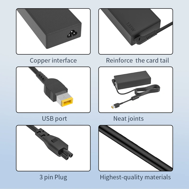 20V 6.75A laptop adapter