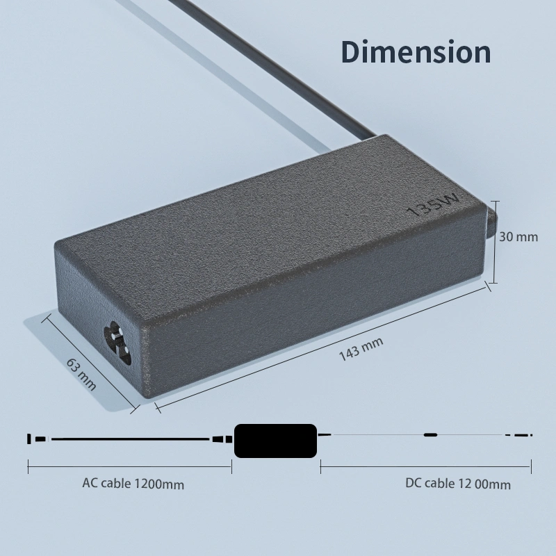 20V 6.75A laptop adapter