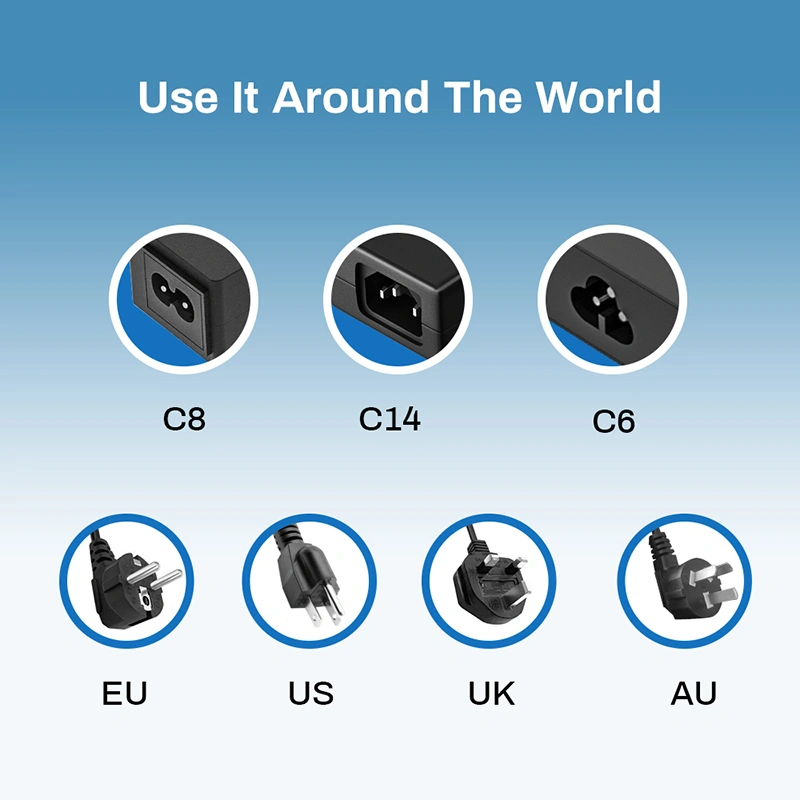 20V 2.25A square pin adapter