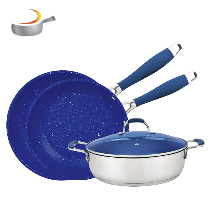Stainless Steel Frypan Set