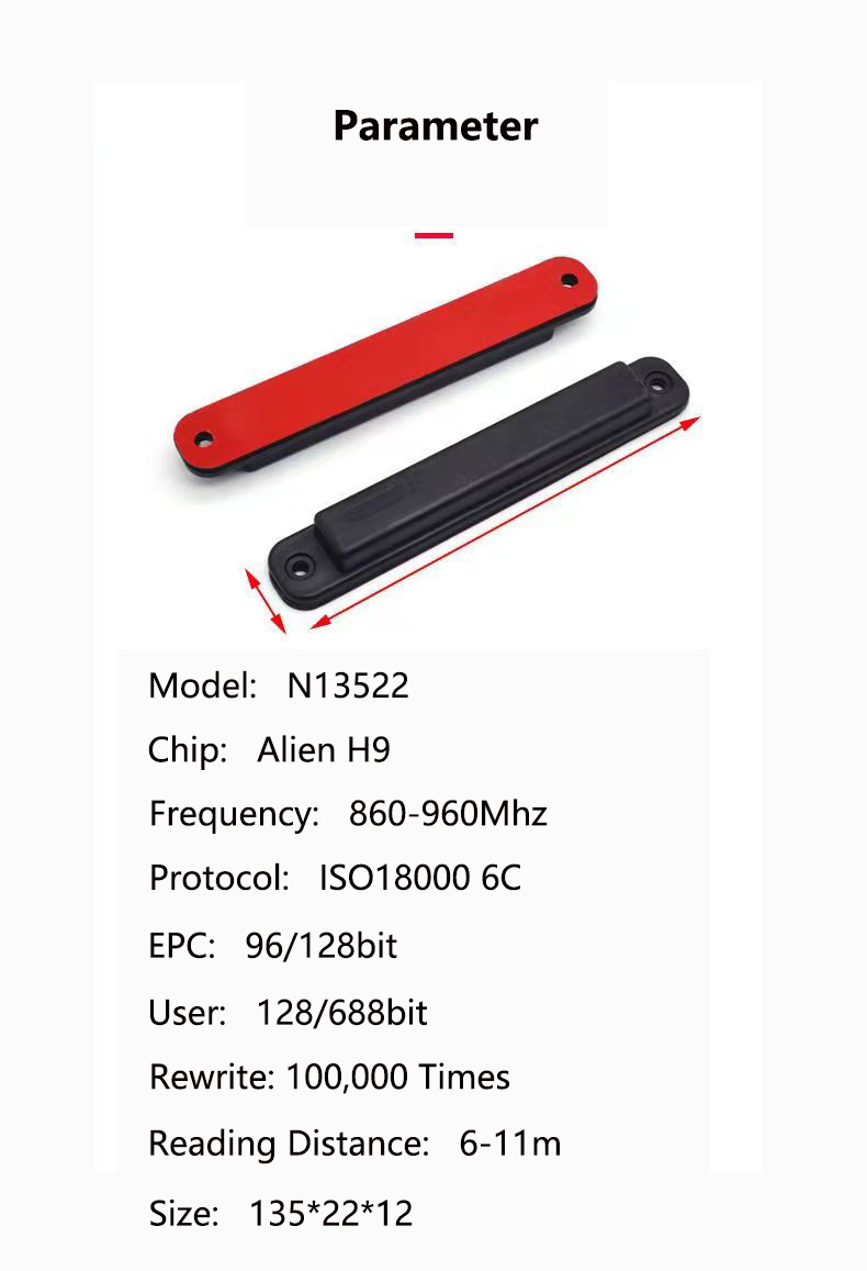 UHF robust on metal tag