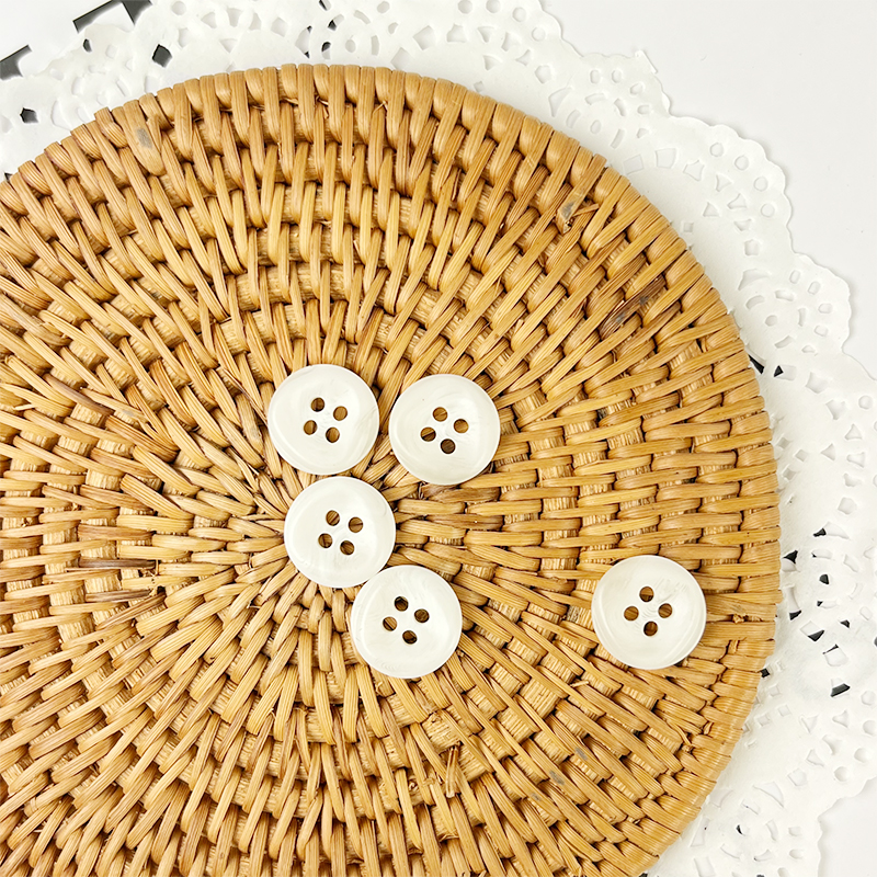 off white button