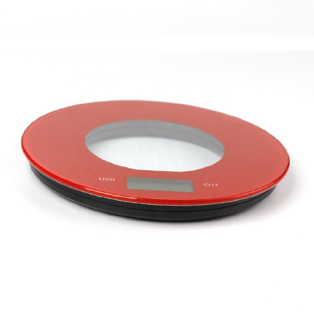 Red Electronic Kitchen Scale Digital Food