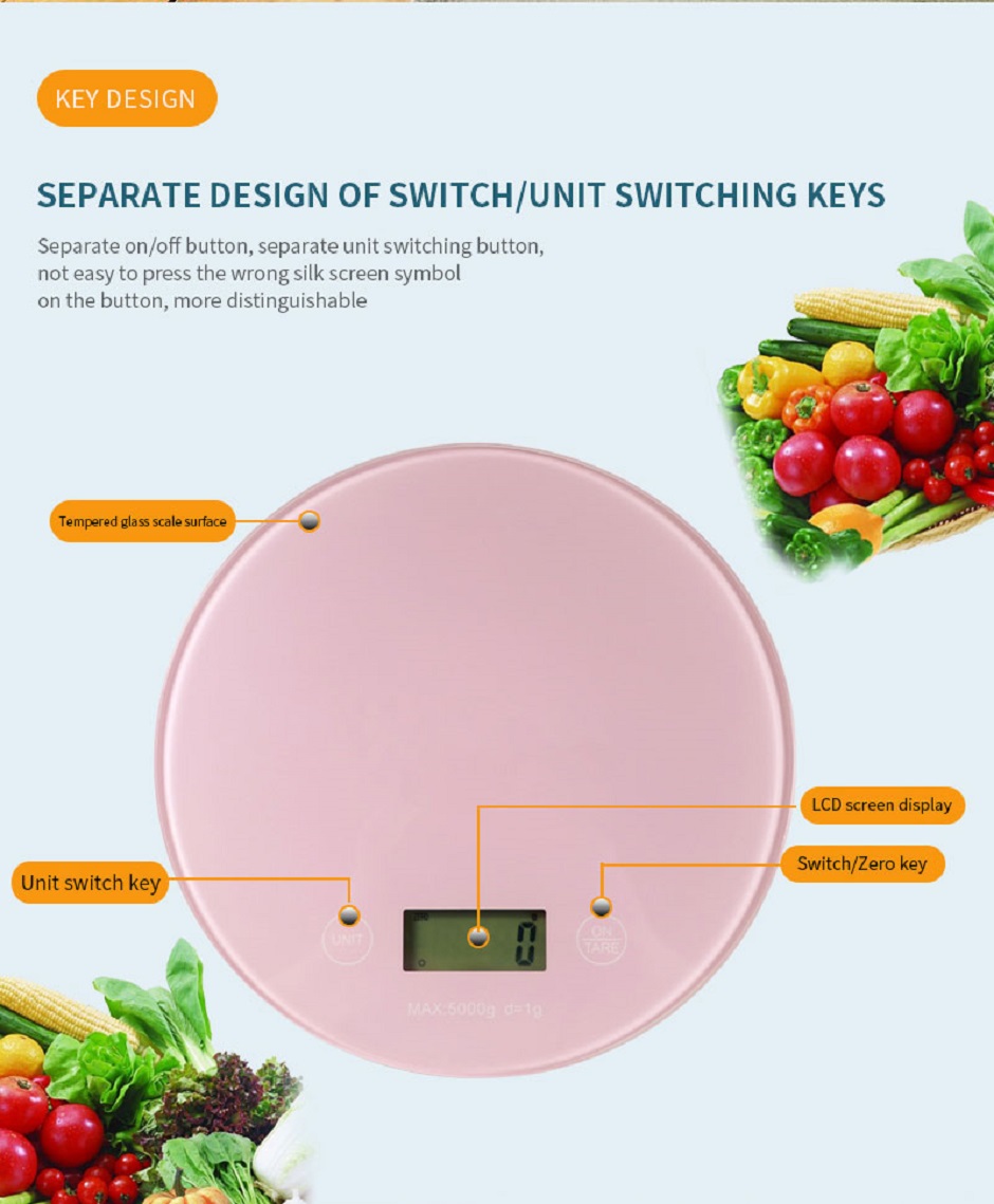 Home Use 500g 300g 0.1g Electronic Food Scale