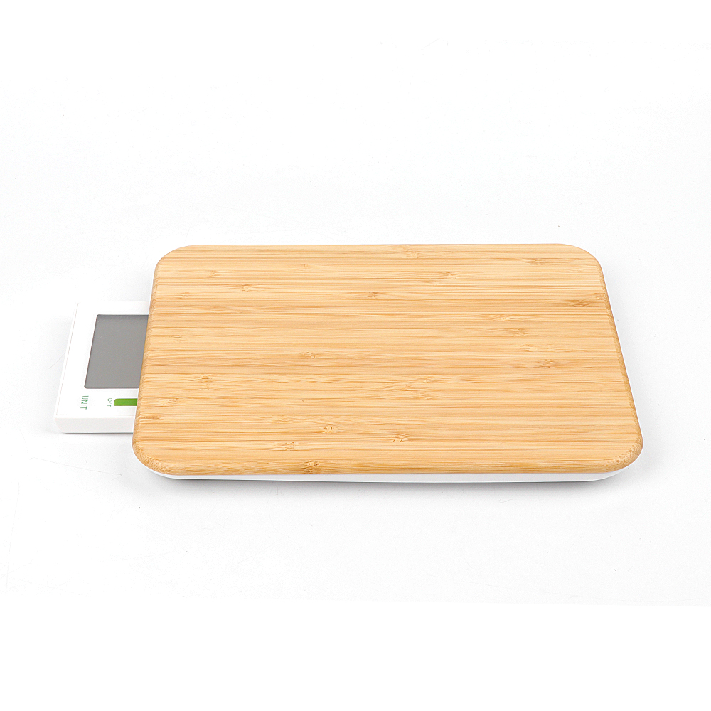 Household Food Bamboo Board Electronic Kitchen Scale