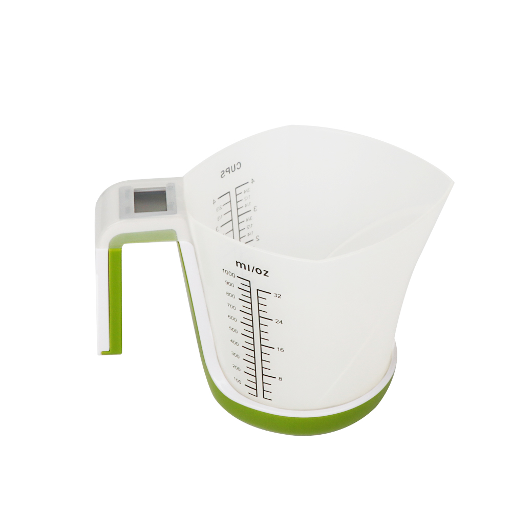 White Graduated Measuring Cups Scale
