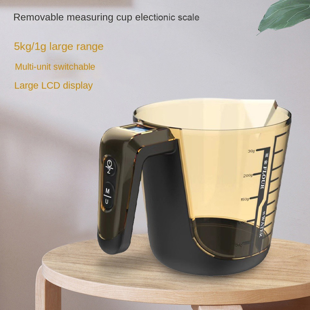 Household Hot Sale Custom Small Plastic Measuring Cup Electronic Digital Kitchen Scale