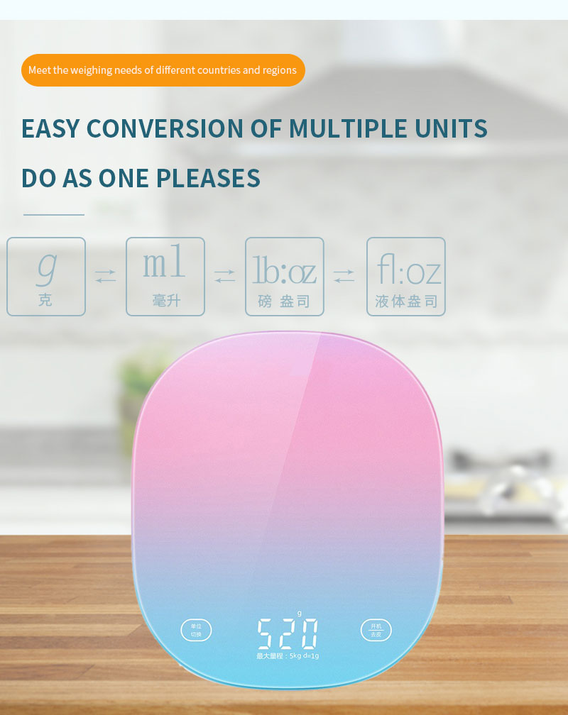 Design Premium Accurate Electronic Bluetooth Kitchen Scale