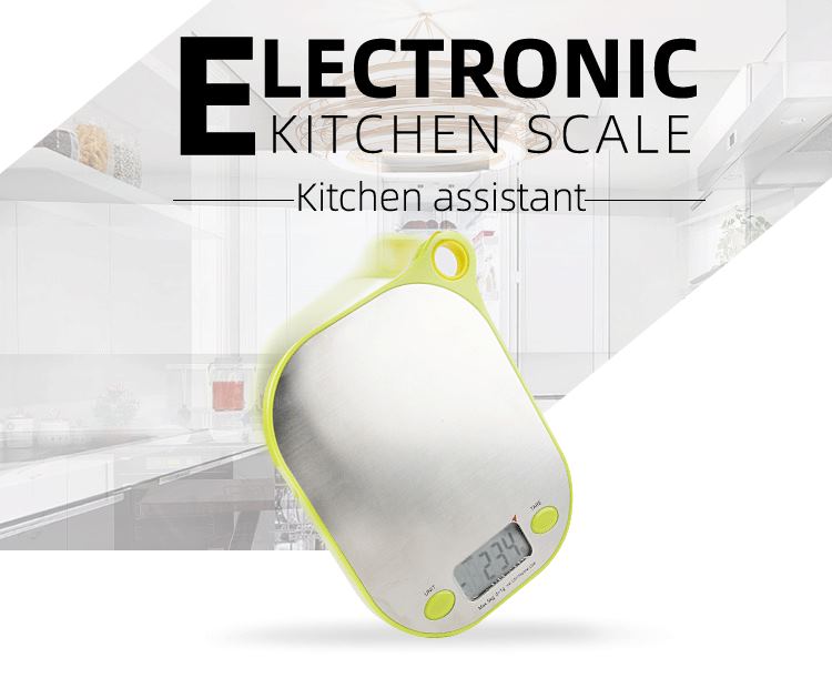 Ultra-Thin Stainless Steel Kitchen Food Scale