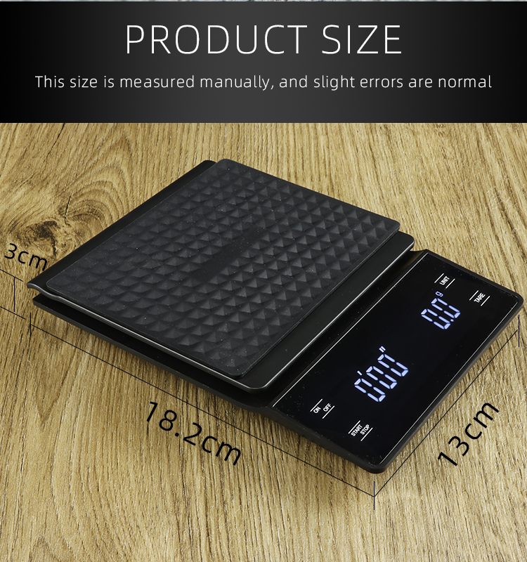3kg Digital Timing Coffee Scale