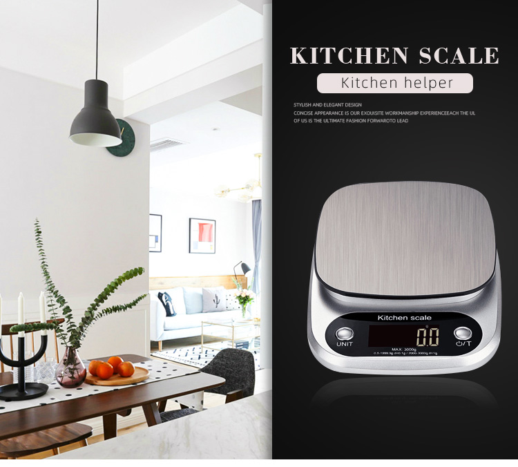 Stainless Steel Waterproof Kitchen Scale