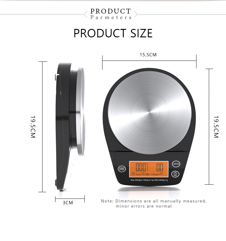 round coffee scale