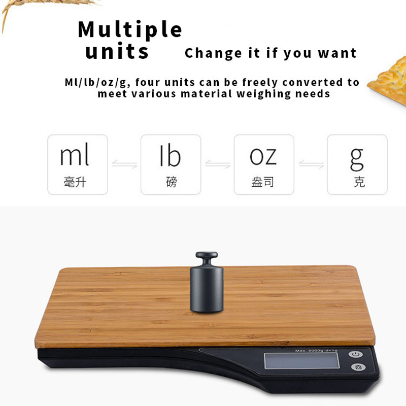 bamboo kitchen scale