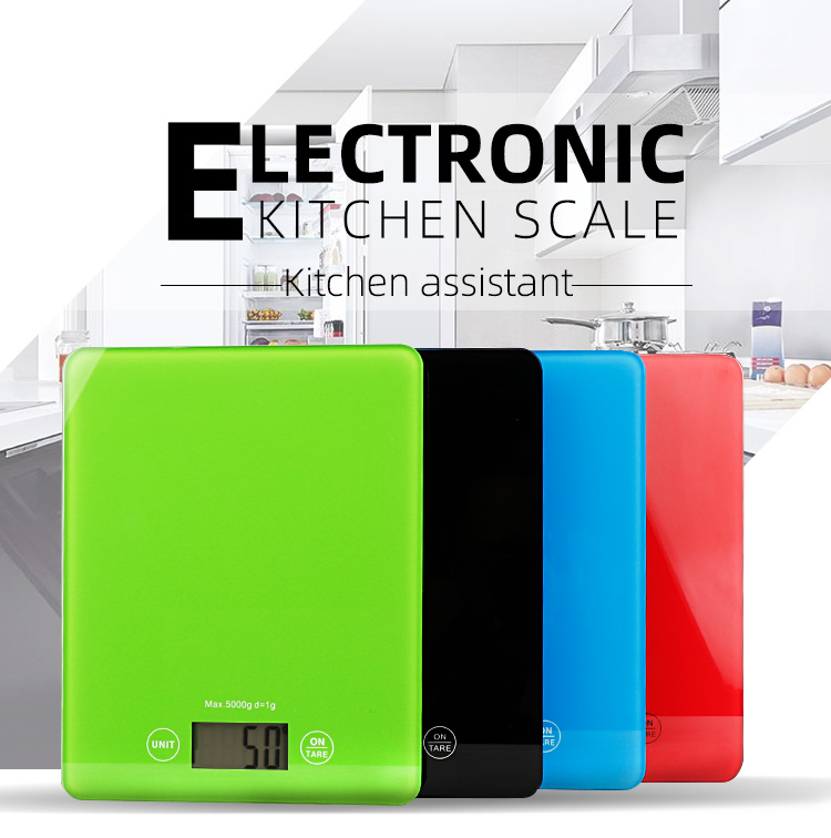 Kitchen Scale with Tempered Glass