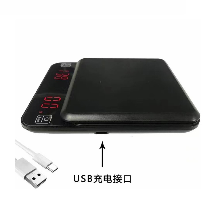 OEM Coffee Weighing Scale 3kg Food Scale Electronic Kitchen Food Coffee Scale with Timer