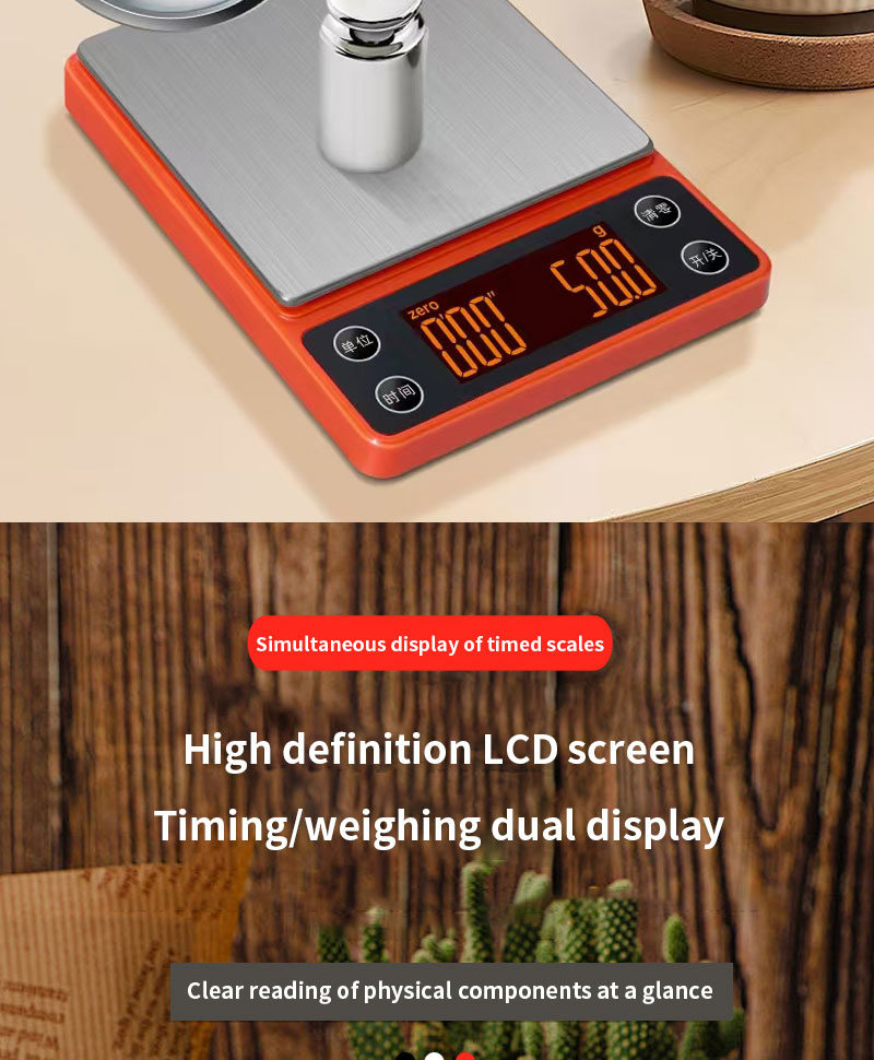 Tiny Coffee Scale With Timer Weight Measuring Scale Kitchen Smart Digital Coffee Scale