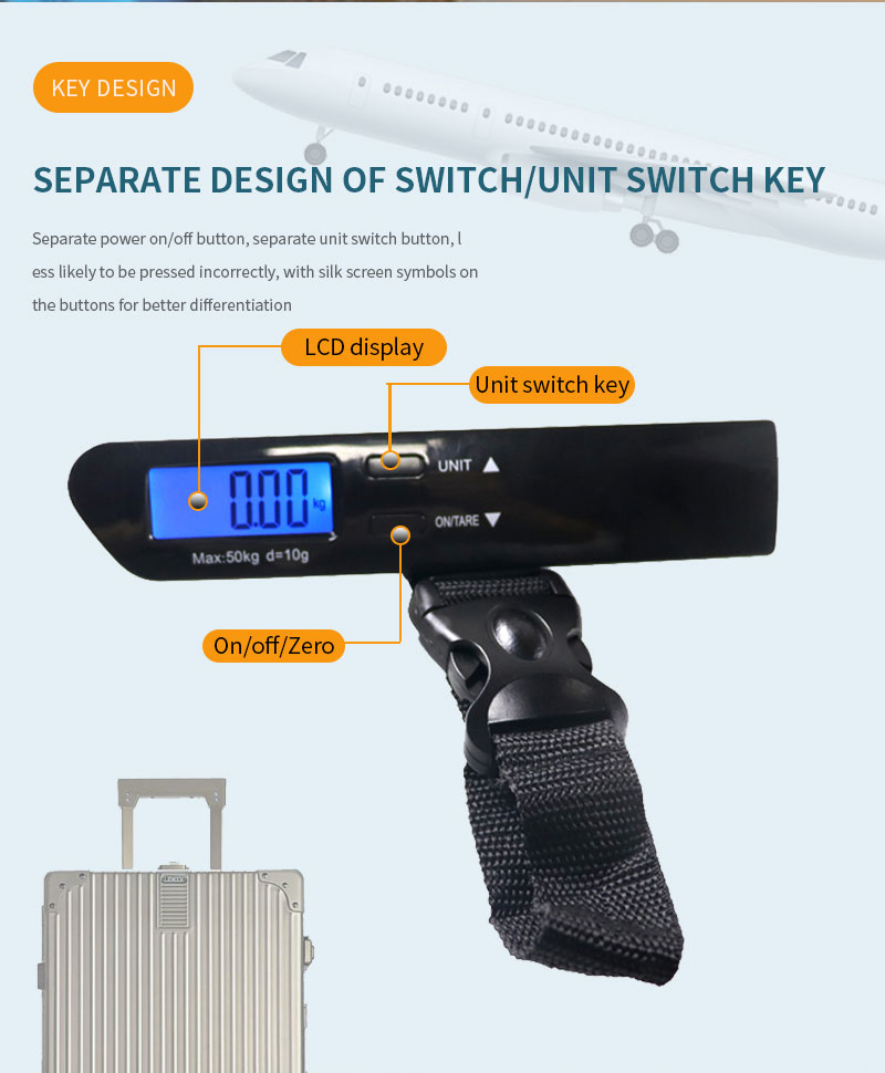 LCD Display luggage scale