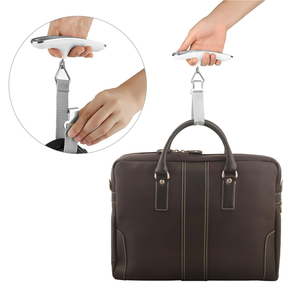 Stainless Steel Portable 50kg Hanging Baggage Scale