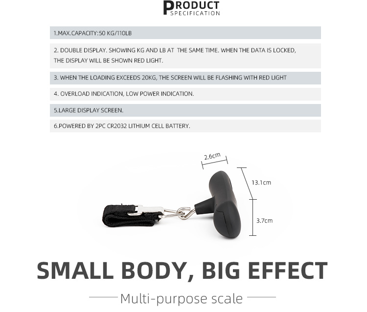 50kg Electronic Digital Luggage Scale
