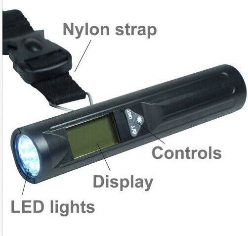portable 50kg digital hanging luggage scale
