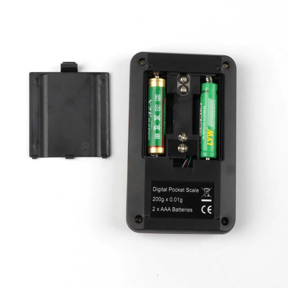 digital pocket scale black