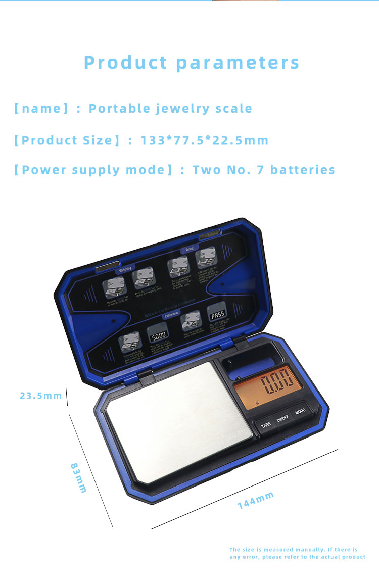200g 0.01g Accuracy Pocket Scale
