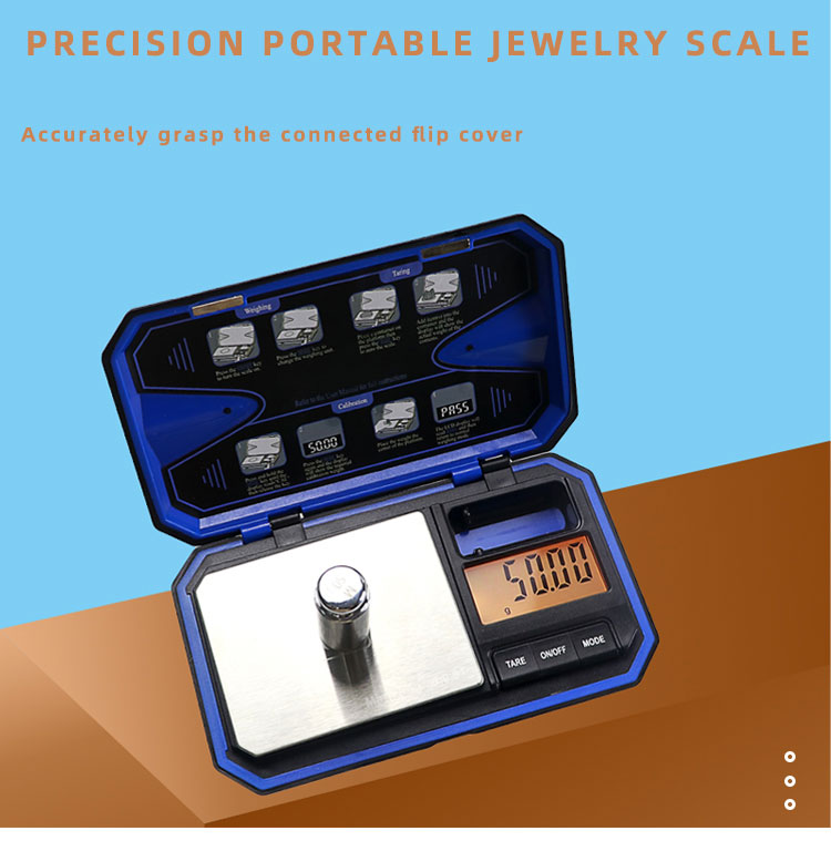 Blue LCD 200g/0.01g Jewelry Weighing Scale
