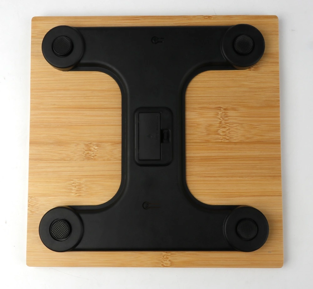 Bamboo Electronic Weighing Bathroom Scale Digital Body Weight